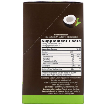 Nature's Way, Óleo de TCM, 18 Pacotes, 15 ml Cada - Imagem 2