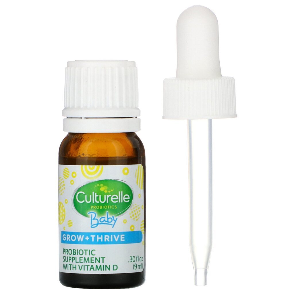 Culturelle, Probiotics, Baby, Grow + Thrive, Probióticos + Vitamina D em Gotas, 0 a 12 Meses, 9 ml (30 fl oz) - Imagem 3