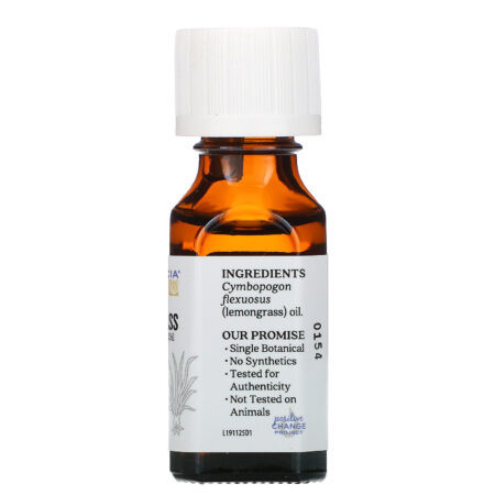 Aura Cacia, Óleo Essencial Puro, Capim-limão, 15 ml (0,5 fl oz) - Image 2