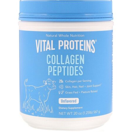 Vital Proteins, Peptídeos de Colágeno, Sem Sabor, 1,25 lbs (567 g)