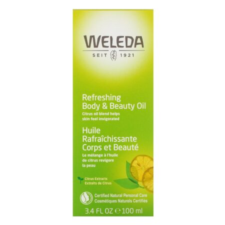 Weleda, Óleo renovador Corpo & Beleza, Extratos Cítricos, 3,4 fl oz (100 ml) - Image 2