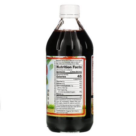 Dynamic Health Laboratories, Suco Concentrado de Cereja Ácida 100% com Certificação Orgânica, Sem Açúcar, 473 ml (16 fl oz) - Image 2