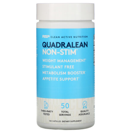 RSP Nutrition, QuadraLean Non-Stim, 150 Cápsulas