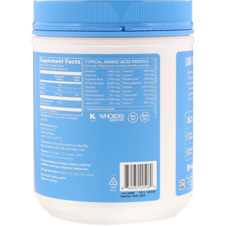 Vital Proteins, Peptídeos de Colágeno, Sem Sabor, 1,25 lbs (567 g) - Image 2