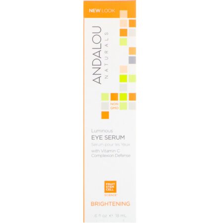 Andalou Naturals, Luminous Eye Serum, Iluminador, 18 ml (0,6 fl oz) - Image 2