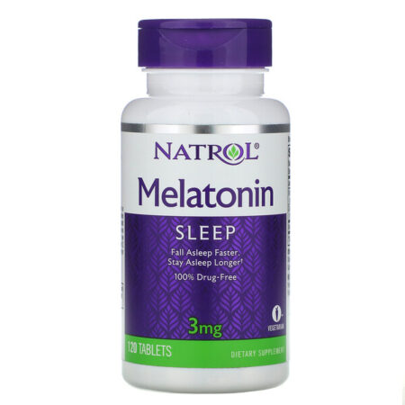 Natrol, Melatonina, 3 mg, 120 Comprimidos