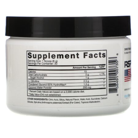 RSP Nutrition, Pump Boost Pre-Workout, Blue Raspberry, 6.4 oz (180 g) - Image 2