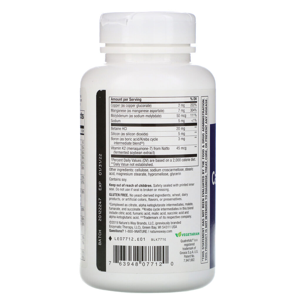 Nature's Way, OsteoPrime Plus Calcium & Magnesium, 120 Tablets - Imagem 2