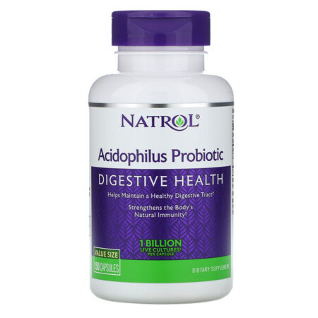 Natrol, Probióticos Acidófilos, 1 Bilhão, 150 Cápsulas