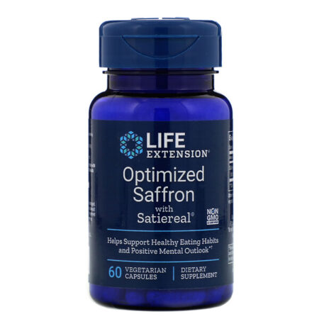 Life Extension, Optimized Saffron with Satiereal, 60 Cápsulas Vegetais