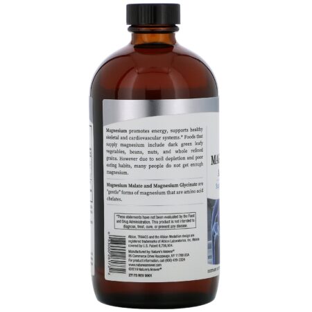 Nature's Answer, Liquid Magnesium Malate and Glycinate, 16 fl oz (480 ml) - Image 3