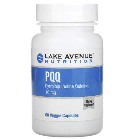 Lake Avenue Nutrition, PQQ (Pirroloquinolina Quinona), 10 mg, 60 Cápsulas Vegetais