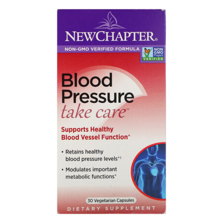 New Chapter, Blood Pressure, Take Care, 30 Vegetarian Capsules