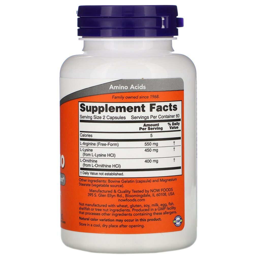 Now Foods, Tri-amino, 120 Cápsulas - Imagem 2