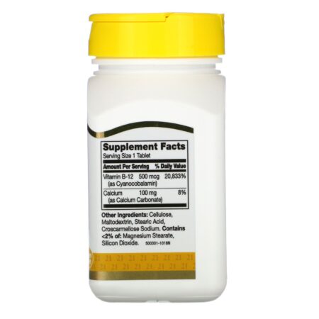 21st Century, B-12, 500 mcg, 110 Comprimidos - Image 2