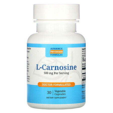 Advance Physician Formulas, L-Carnosina, 500 mg, 30 Cápsulas