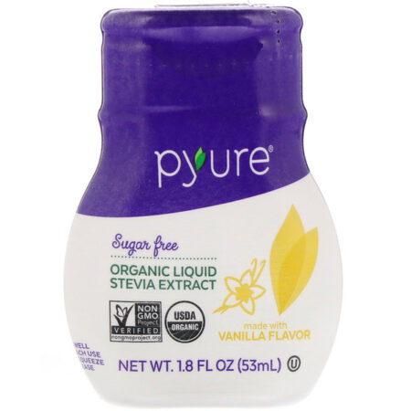 Pyure, Organic Liquid Stevia Extract, Vanilla, 1.8 fl oz (53 ml)