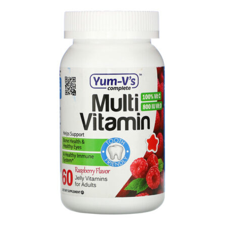 YumV's, Multi Vitamin for Adults, Raspberry Flavor, 60 Jelly Vitamins