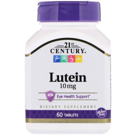 21st Century, Luteína, 10mg, 60 Comprimidos