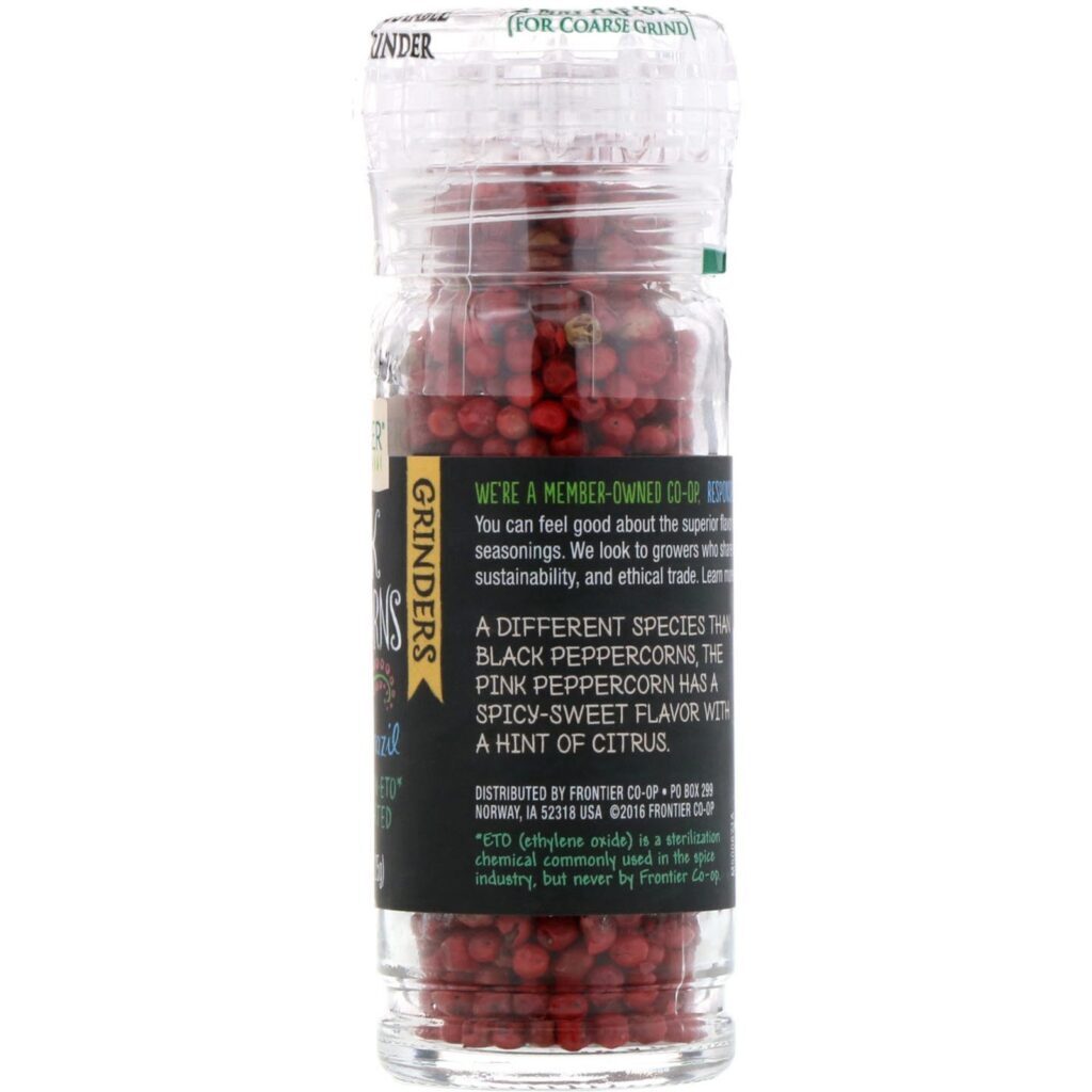 Frontier Natural Products, Grãos de Pimenta Rosa, 0.88 oz (25 g) - Imagem 2