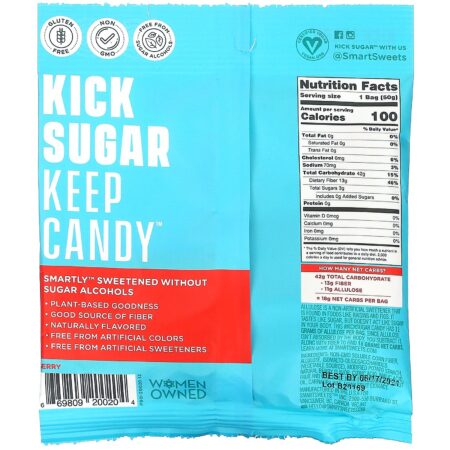 SmartSweets, Sweet Fish, Berry, 1.8 oz (50 g) - Image 2