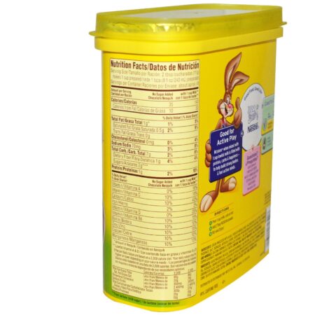 Nesquik, Nestlé, Sabor de Chocolate, Sem Adição de Açúcar, 453 g (16 oz) - Image 2