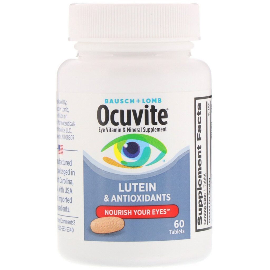 Bausch & Lomb, Eye Vitamin & Mineral Supplement, Lutein & Antioxidants , 60 Tablets - Imagem 3