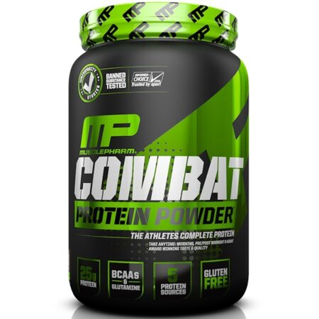 MusclePharm, Combat Protein Powder, Chocolate ao Leite, 907 g (2 lb)