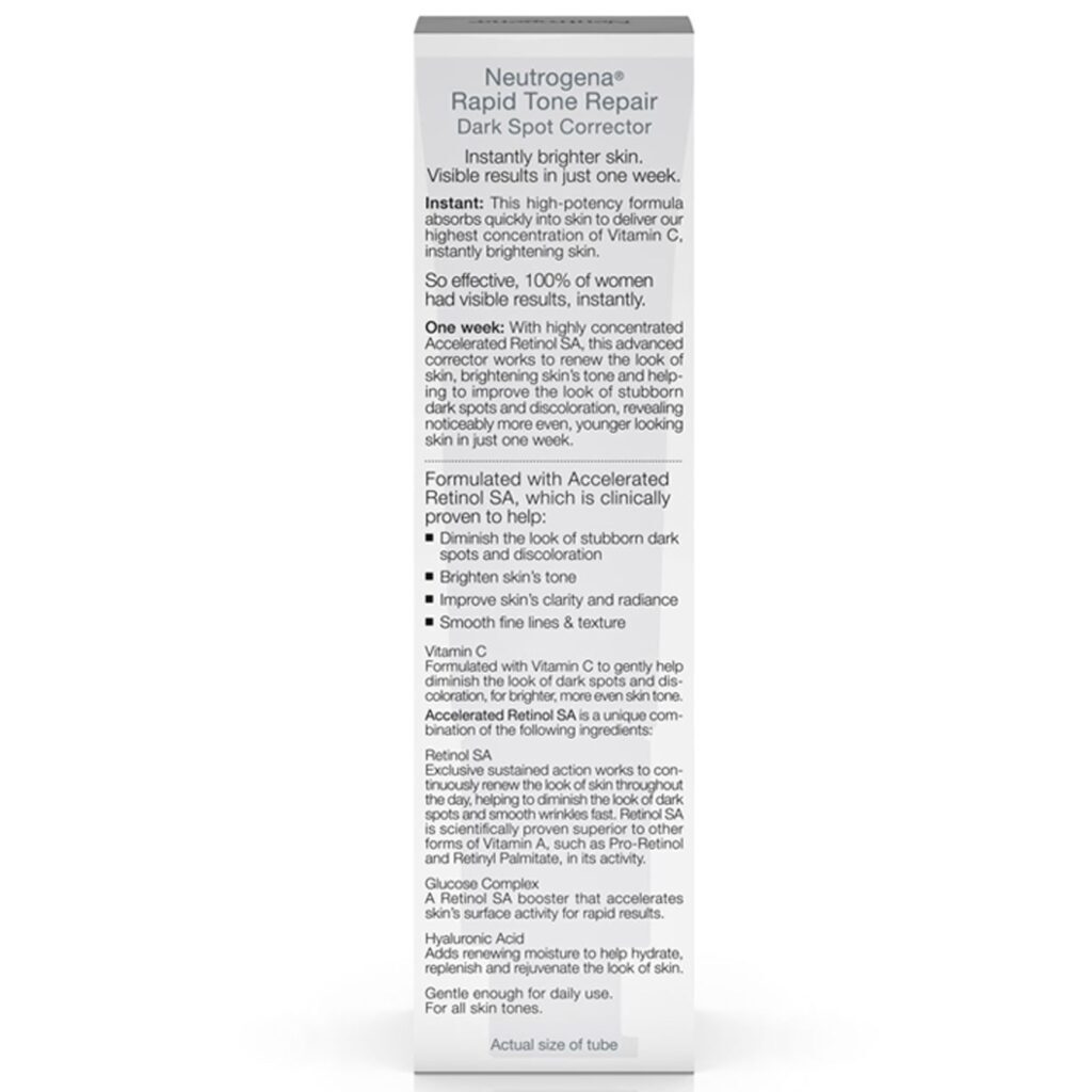 Neutrogena, Correção rápida do tom, corretivo para manchas escuras, 1 fl oz (29 ml) - Imagem 3