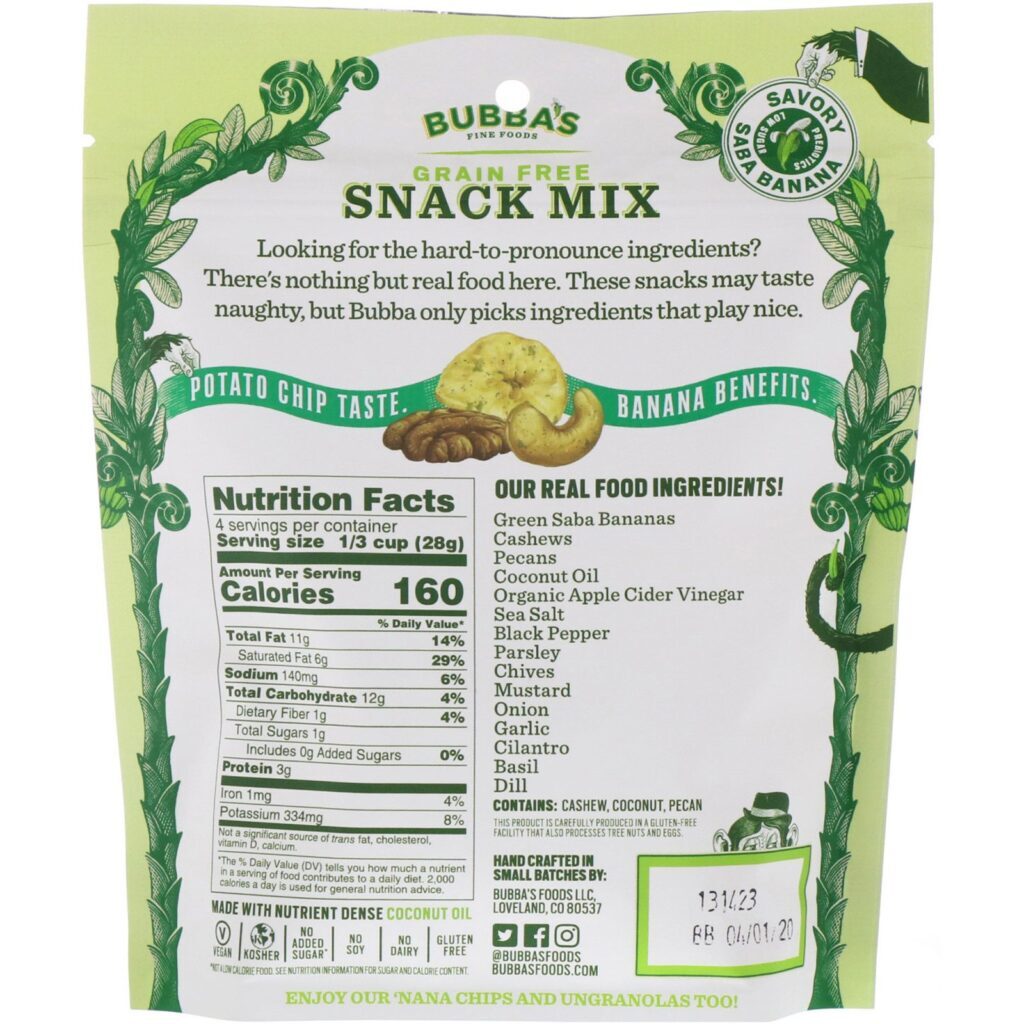 Bubba's Fine Foods, Snack Mix, Righteous Ranch, 4 oz (113 g) - Imagem 2