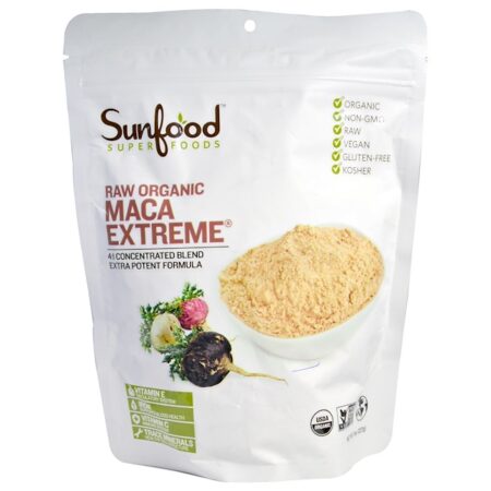 Sunfood, Pó de Maca Orgânico Extreme, 8 oz (227 g)