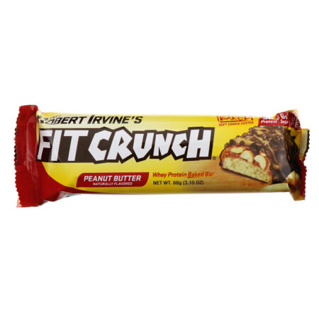 FITCRUNCH, Whey Protein Baked Bar, Peanut Butter, 12 Bars, 3.10 oz (88 g) Each - Image 4