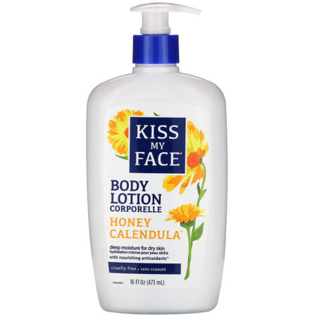 Kiss My Face, Body Lotion, Honey Calendula, 16 fl oz (473 ml)