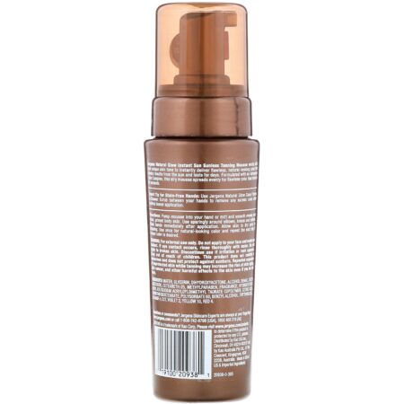 Jergens, Brilho natural, Instant Sun, mousse bronzeador sem sol, bronzeado profundo, 6 fl oz (177 ml) - Image 2