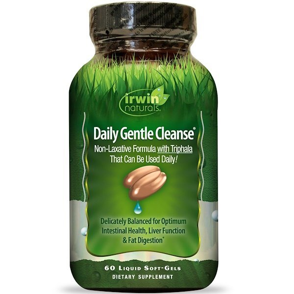 Irwin Naturals, Purificação Suave Diária, 60 Cápsulas Gelatinosas Líquidas