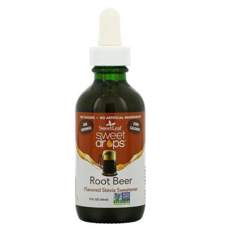 Wisdom Natural, SweetLeaf, Sweet Drops Stevia Sweetener, Root Beer, 2 fl oz (60 ml)