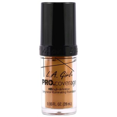 L.A. Girl, Base, Pro Coverage HD Foundation, bronzeada, 28 ml