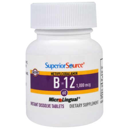 Superior Source, Methylcobalamin B-12, 1000 mcg, 60 Tablets - Image 3