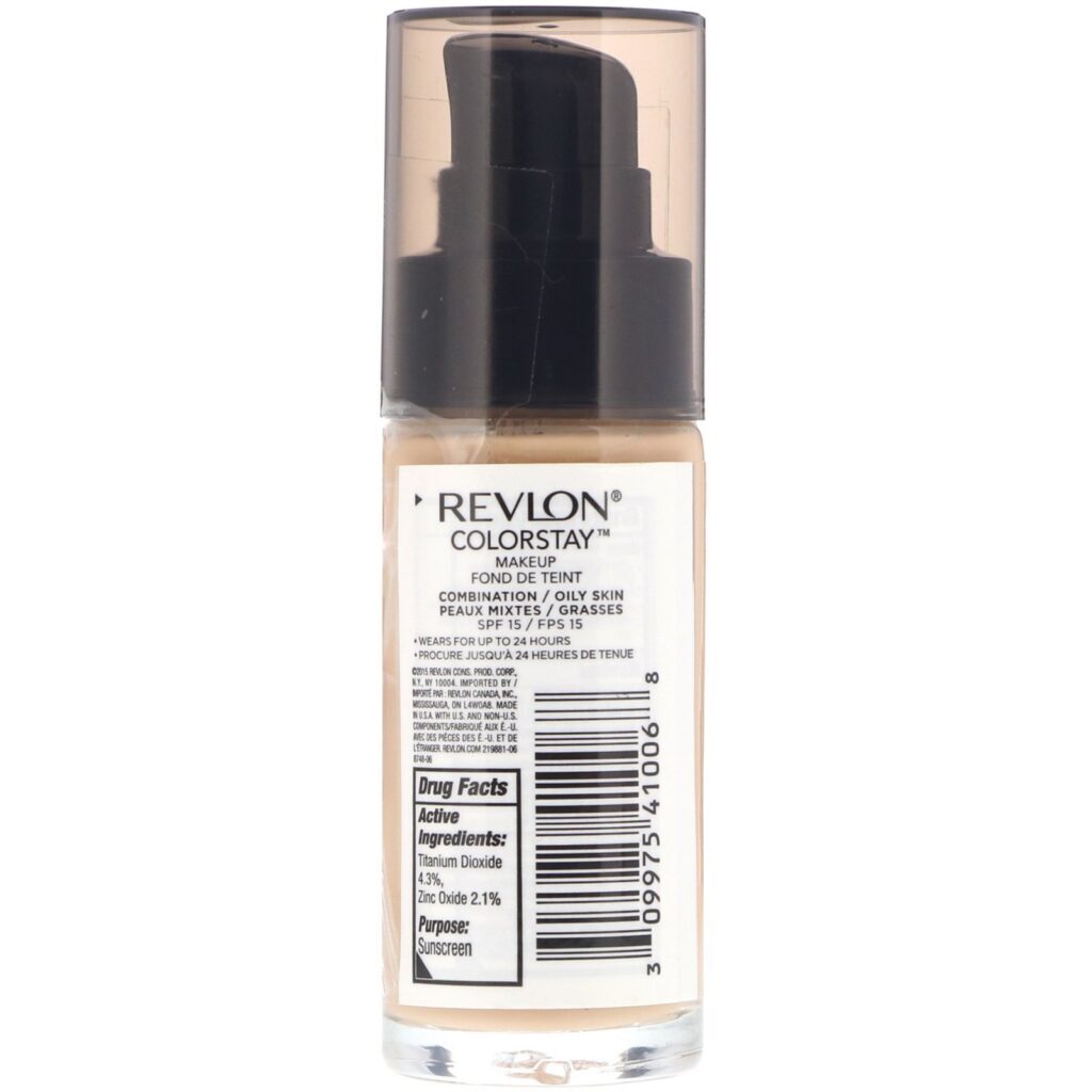 Revlon, Colorstay, maquiagem, mista/oleosa, 240 Bege médio, 30 ml - Imagem 2