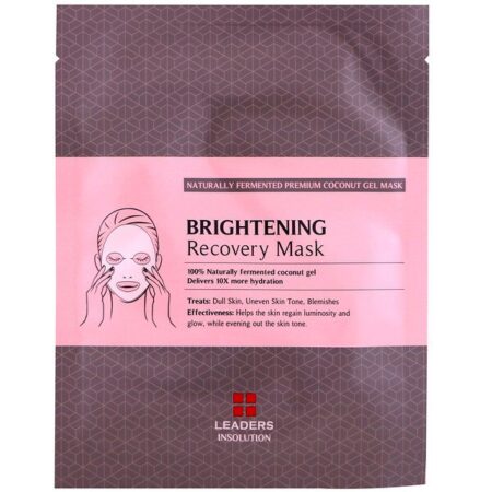 Leaders, Coconut Gel Brightening Recovery Mask, 1 Sheet, 30 ml