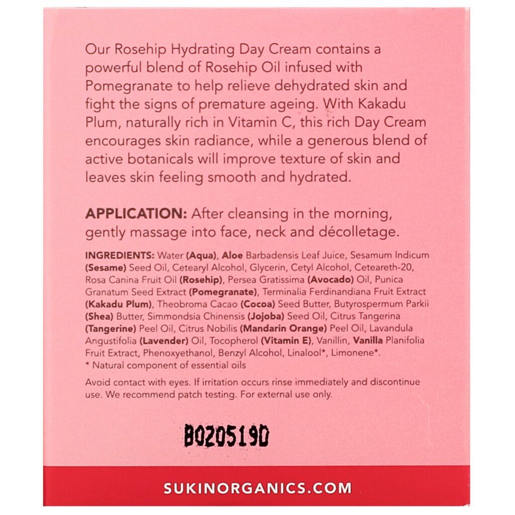 Sukin, Creme Hidratante Diurno, Rosa Mosqueta, 120 ml (4,06 fl oz) - Imagem 3