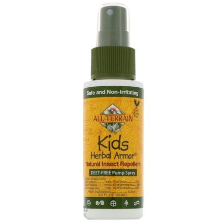 All Terrain, Kids Herbal Armor, Repelente de Insetos Natural, 2,0 fl oz (60 ml)