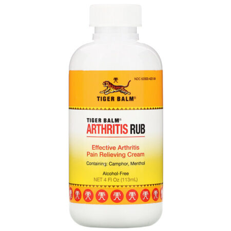 Tiger Balm, Massageador para Artrite, Sem álcool, 4 fl oz (113 ml)