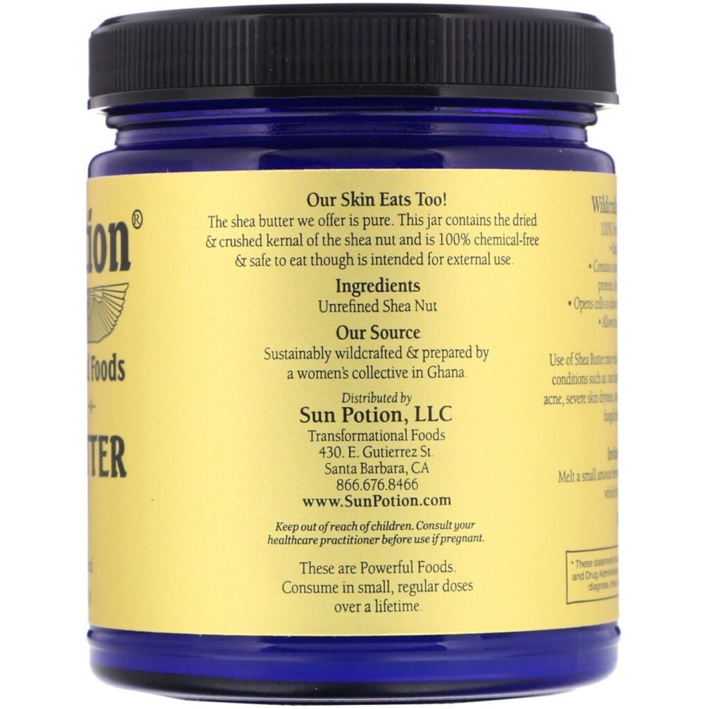Sun Potion, Shea Butter Wildcrafted, 7.8 oz (222 g) - Imagem 2