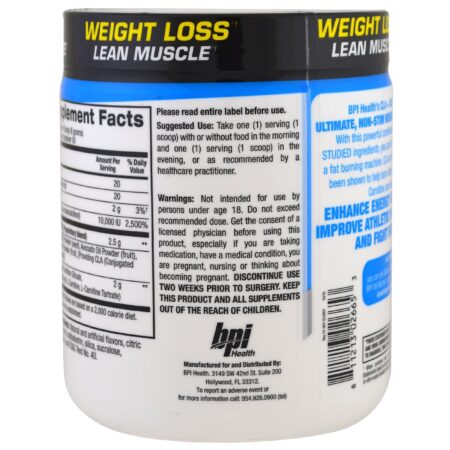 BPI Sports, CLA + Carnitina, Ponche de Frutas, 300 g (10,58 oz) - Image 3