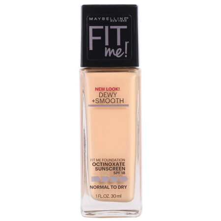 Maybelline, Fit Me, base refrescante e suave, 125 Nude Beige, 30 ml