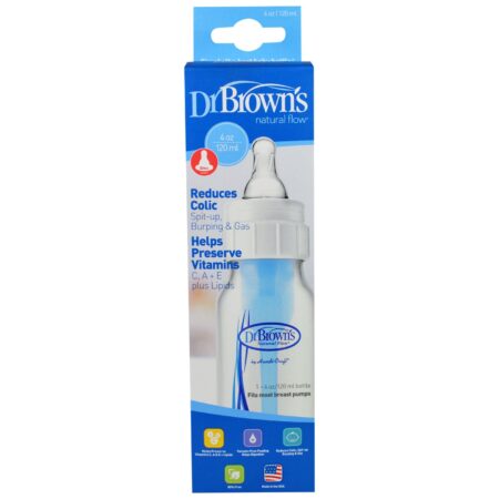 Dr. Brown's, Mamadeira Fluxo Natural, Nível 1, Acima de 0 meses, 120ml - Image 3