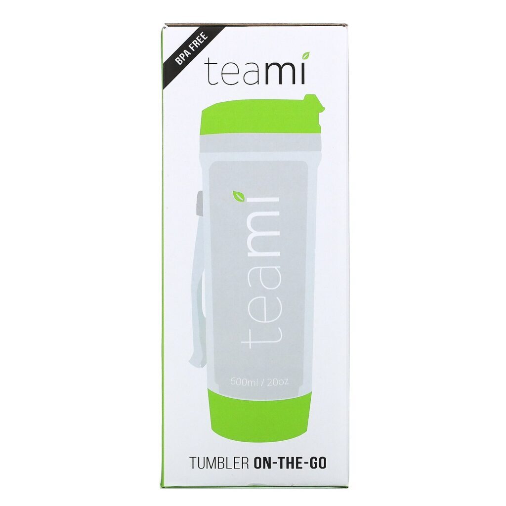 Teami, Tumbler On-the-Go, Green, 20 oz (600 ml) - Imagem 2