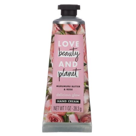 Love Beauty and Planet, Delicious Glow Hand Cream, Murumuru Butter & Rose, 1 oz (28.3 g)