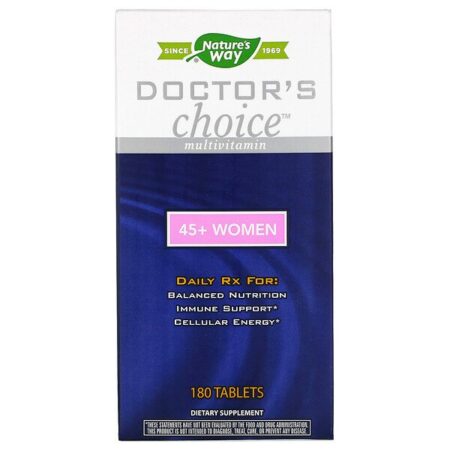 Enzymatic Therapy, Doctor's Choice Multivitamínico, Mulheres 45+, 180 tabletes